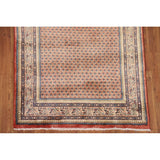 All-Over Botemir Persian Runner Vintage Rug Hand-knotted Wool Carpet - 3'4" x 9'5"