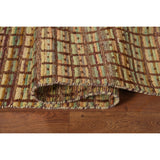 All-Over Checkered Moroccan Area Rug Hand-Knotted Wool Carpet - 8'0"x 10'3"