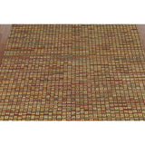 All-Over Checkered Moroccan Area Rug Hand-Knotted Wool Carpet - 8'0"x 10'3"
