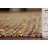 All-Over Checkered Moroccan Area Rug Hand-Knotted Wool Carpet - 8'0"x 10'3"