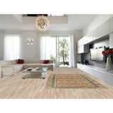 All-Over Geometric Kilim Oriental Area Rug Hand-woven Wool Carpet - 8'2" x 11'5"