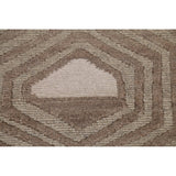 All-Over Geometric Modern Area Rug Handmade Wool Carpet - 8'1"x 9'10"