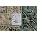 All-Over Oushak Oriental Runner Rug Hand-Knotted Wool Carpet - 2'5"x 10'2"