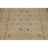 All-Over Vegetable Dye Khotan Turkish Area Rug Handmade Wool Carpet - 8'11" x 11'10"