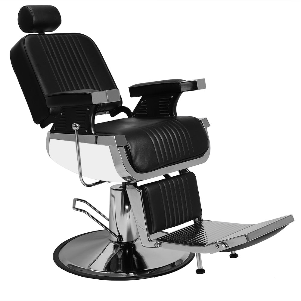 All Purpose Recline Hydraulic Barber Chair Heavy Duty Salon Chair Spa Beauty Equipment - N/A
