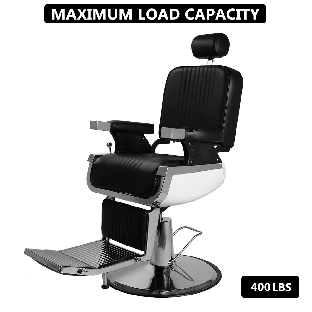 All Purpose Recline Hydraulic Barber Chair Heavy Duty Salon Chair Spa Beauty Equipment - N/A