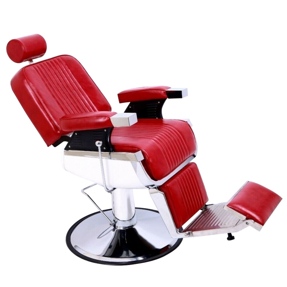 All Purpose Recline Hydraulic Barber Chair Heavy Duty Salon Chair Spa Beauty Equipment - N/A