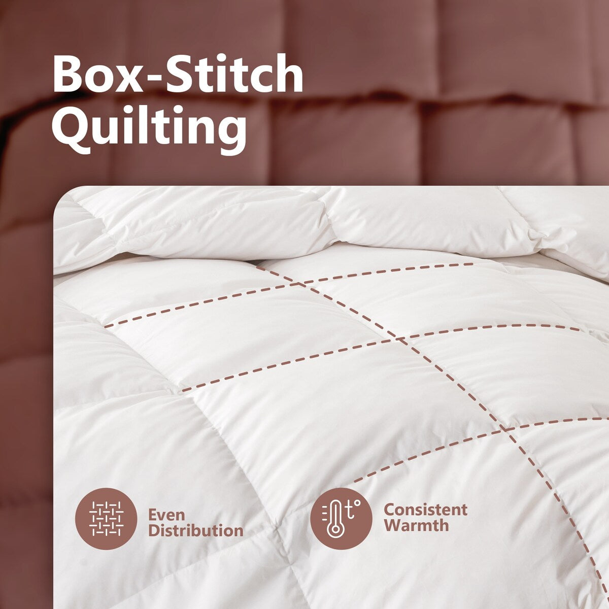 2 in 1 Quilt / Duvet for All Season Down Insert Comforter Set