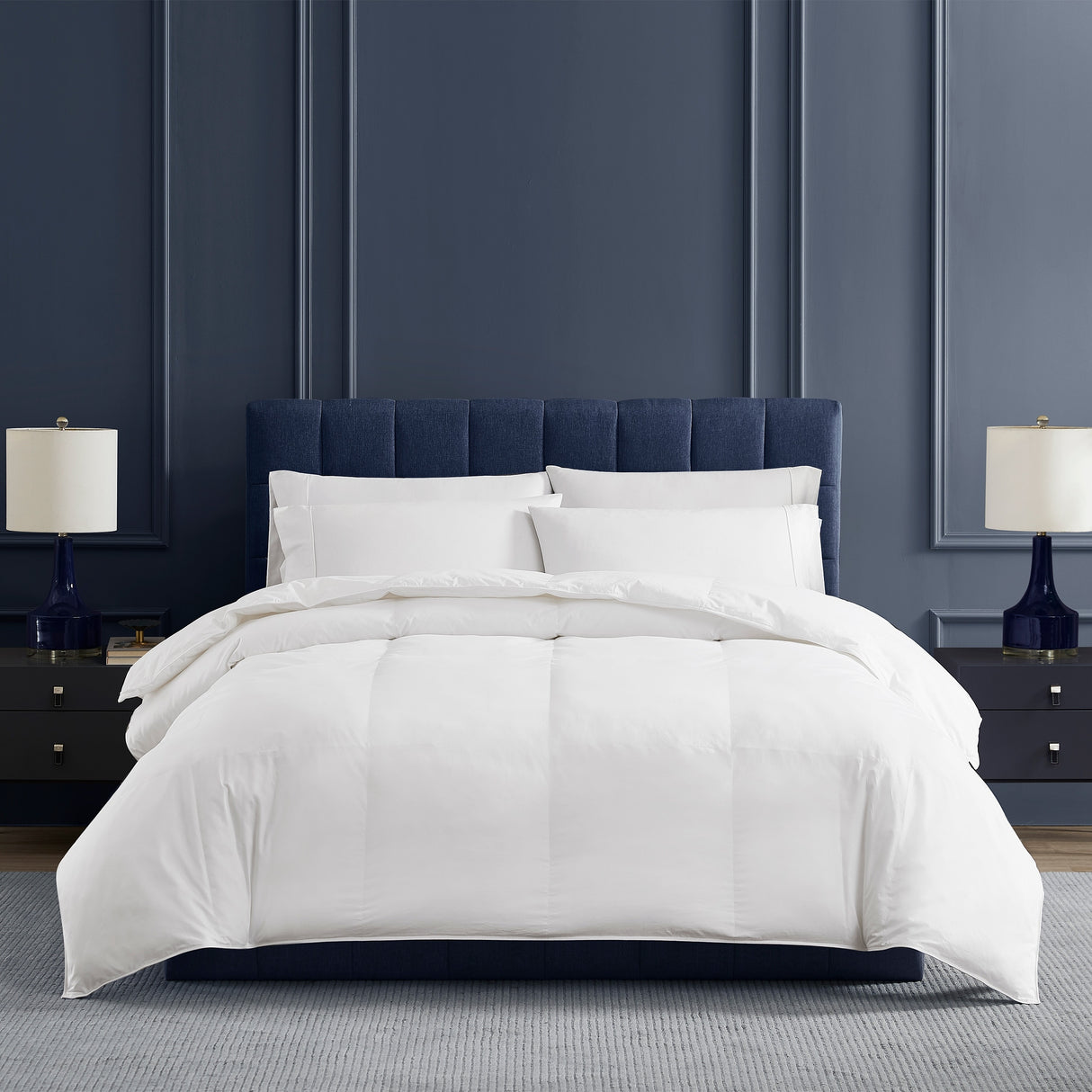 All Season PrimaLoft® Down Alternative Comforter with Duvet Tabs by Stearns & Foster®
