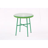 All-Weather Chair & Table Set, Oval Papasan Chairs and Glass Top Table