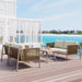 All-Weather Patio Furniture Set For 4 Person With Loveseat