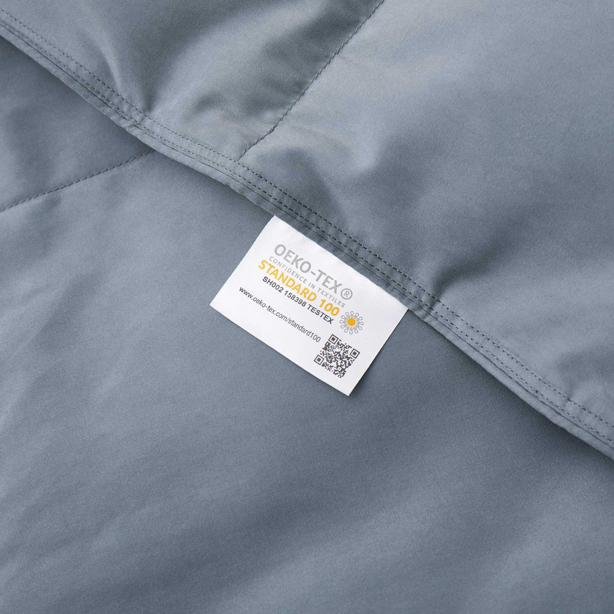 All season & Lightweight White Goose Down Duvet Comforter-Dark Gray