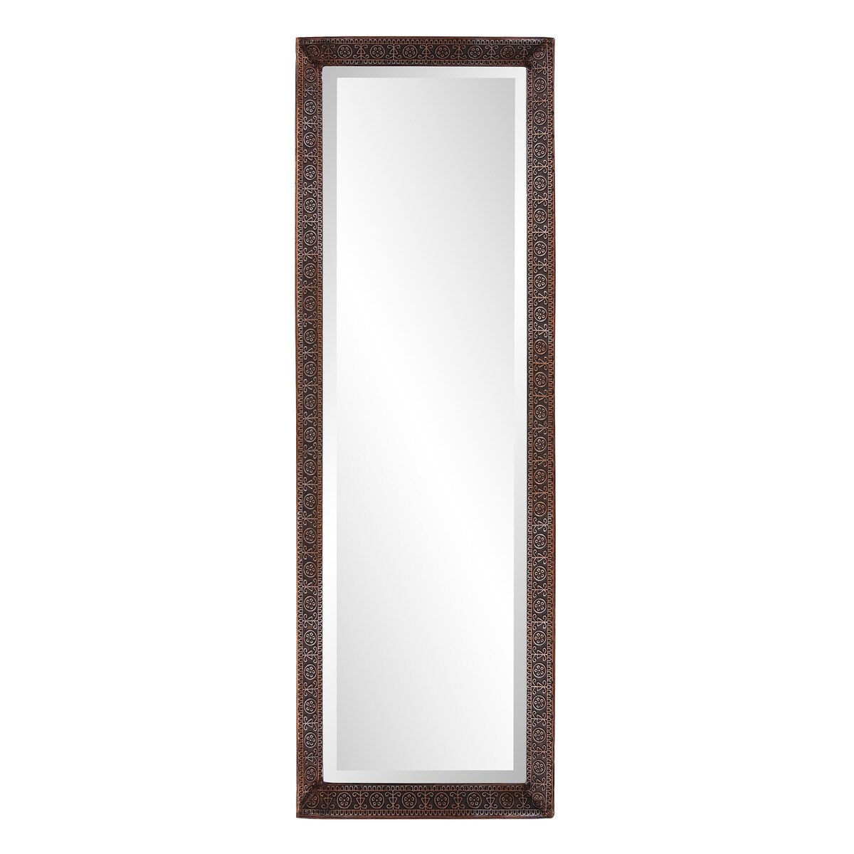 Allan Andrews Bronze Rectangular Full Length Dressing Mirror with Hand Crafted Metal Frame - 12W X 36H X 1.1/2T