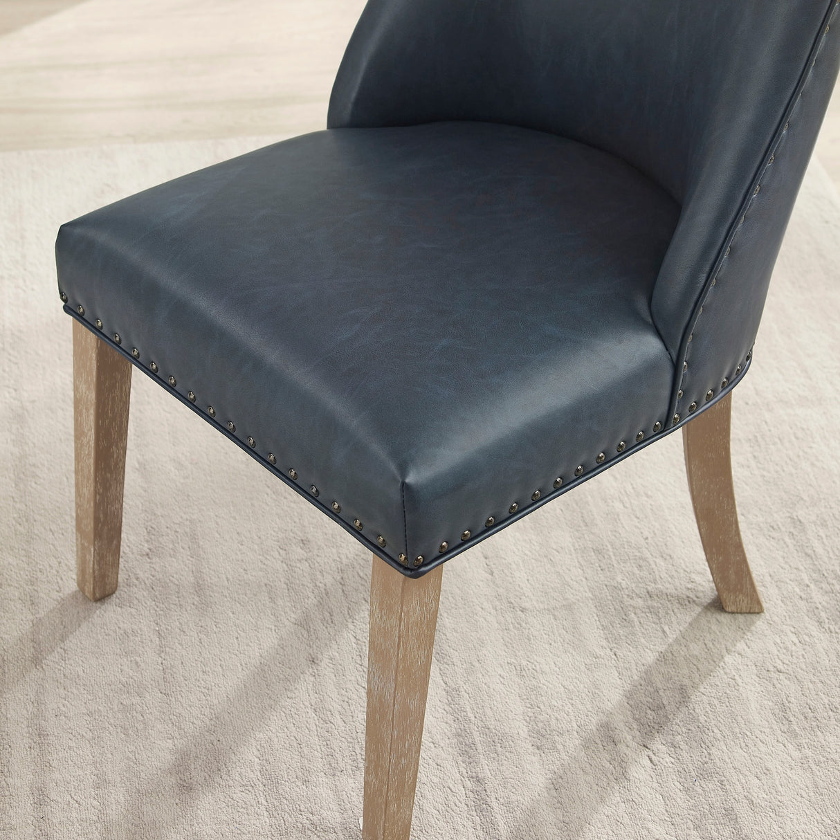 Allard Faux Leather Dining Chairs (Set of 2)