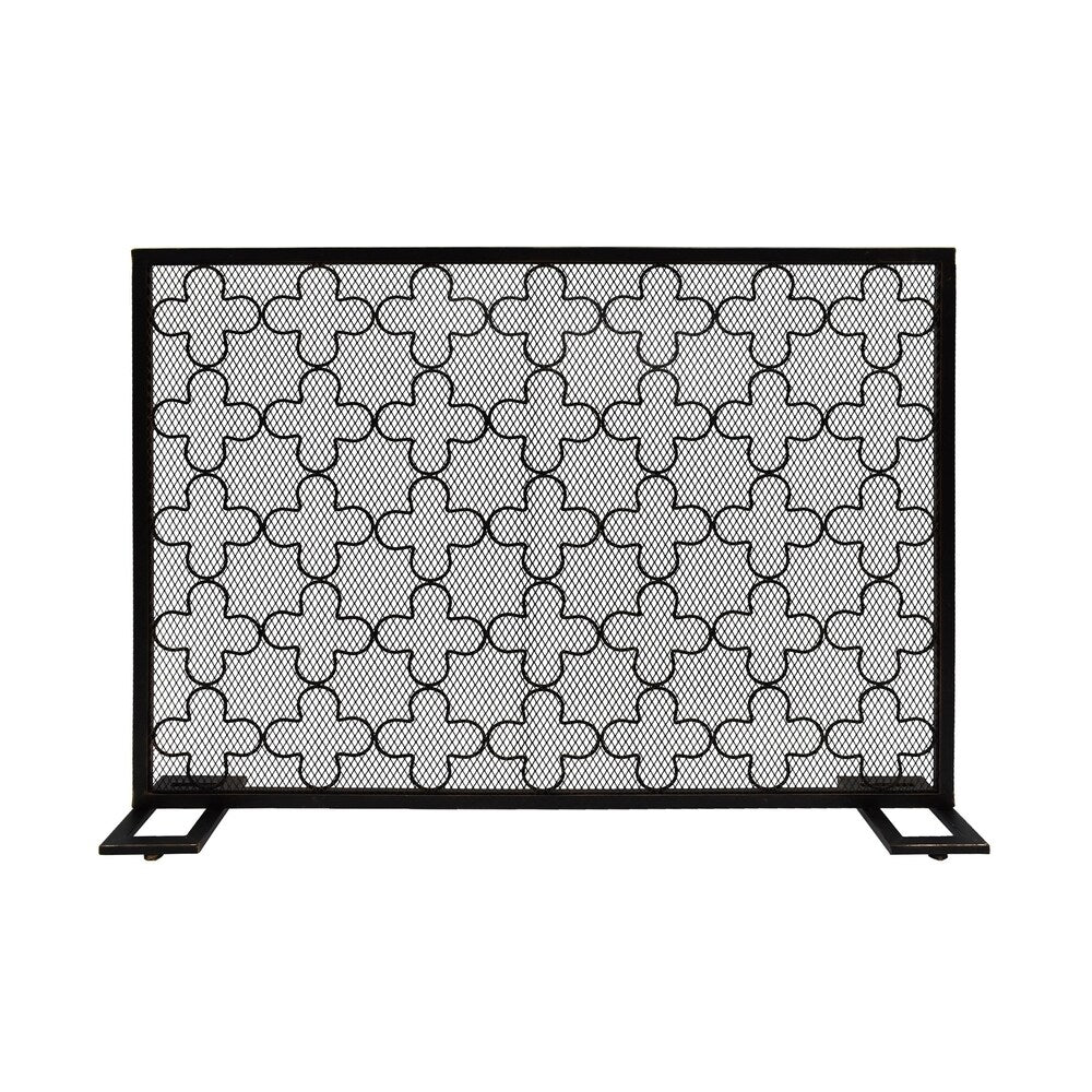 Alleghany Modern Single Panel Fireplace screen by Christopher Knight Home - N/A