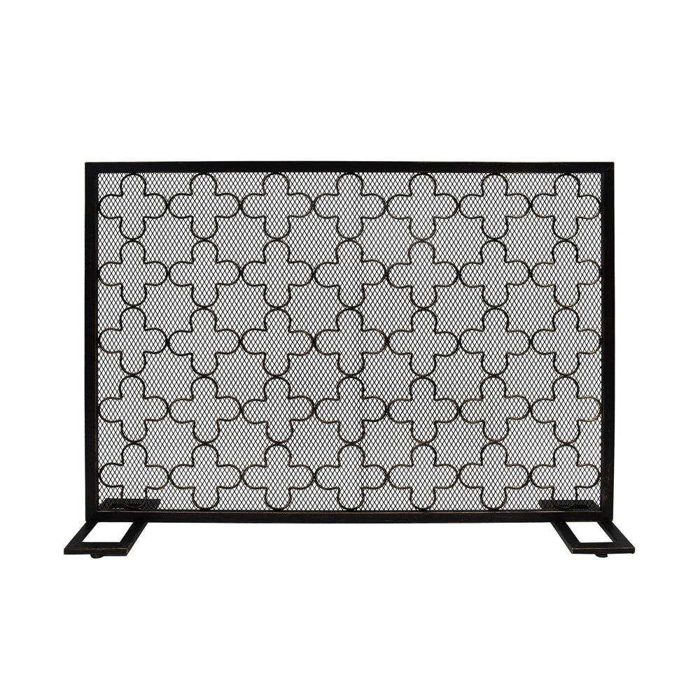 Alleghany Modern Single Panel Fireplace screen by Christopher Knight Home - N/A