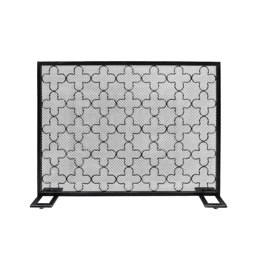 Alleghany Modern Single Panel Fireplace screen by Christopher Knight Home - N/A