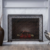 Alleghany Modern Single Panel Fireplace screen by Christopher Knight Home - N/A