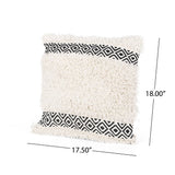 Allen Boho Cotton Throw Pillow by Christopher Knight Home