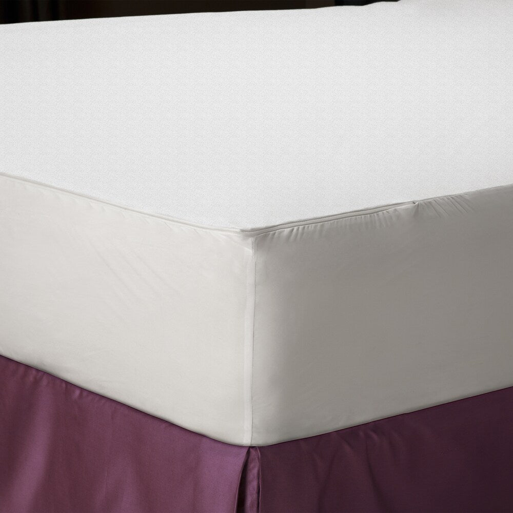 Aller-Ease Bed Bug Mattress Protectors with 15-inch Sides - White