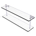 Allied Brass Mambo Collection 22 Inch Two Tiered Glass Shelf