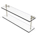Allied Brass Mambo Collection 22 Inch Two Tiered Glass Shelf