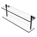 Allied Brass Mambo Collection 22 Inch Two Tiered Glass Shelf