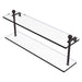 Allied Brass Mambo Collection 22 Inch Two Tiered Glass Shelf