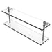 Allied Brass Mambo Collection 22 Inch Two Tiered Glass Shelf
