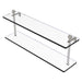 Allied Brass Mambo Collection 22 Inch Two Tiered Glass Shelf
