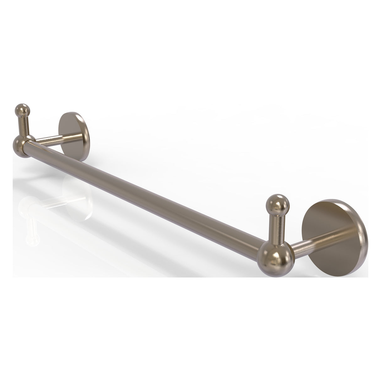 Allied Brass Prestige Skyline Collection 18 Inch Towel Bar with Integrated Hooks