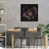 Allium Fireworks Print On Wood by Magda Indigo - Multi-Color