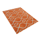 Alliyah Handmade Apricot Orange New Zealand Wool Rug (5' x 8') - 5' x 8'