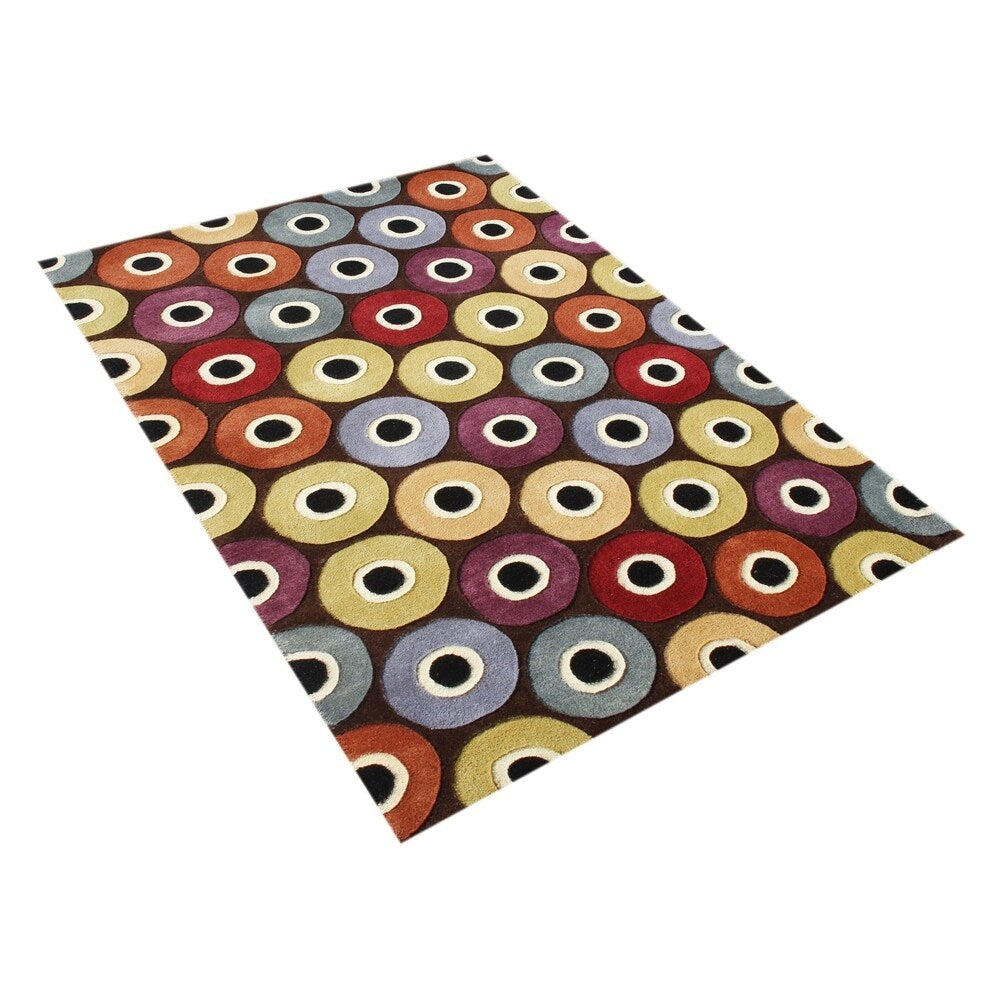 Alliyah Handmade Coca Brown New Zealand Blend Wool Area Rug - 8' x 10'