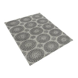 Alliyah Handmade New Zealand Blend Wool Grey Rug - 5' x 8'