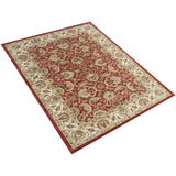 Alliyah Handmade Soft Red Red New Zealand Blend Wool Rug (8' x 10') - 8' x 10'/Surplus
