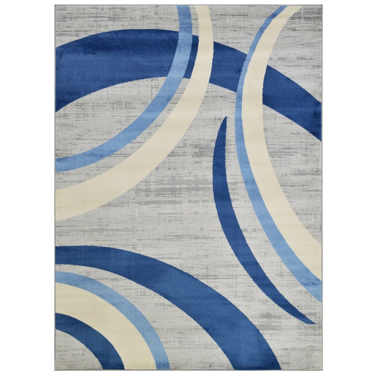 Allstar Contemporary Accent Rug with Crescent Shape design
