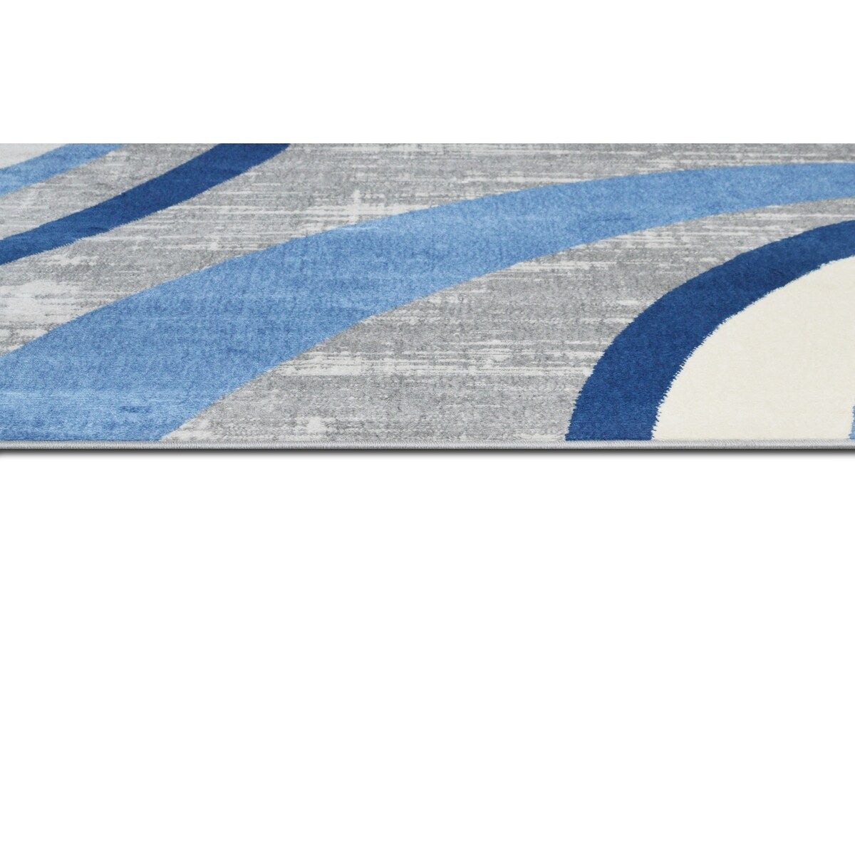 Allstar Contemporary Accent Rug with Crescent Shape design
