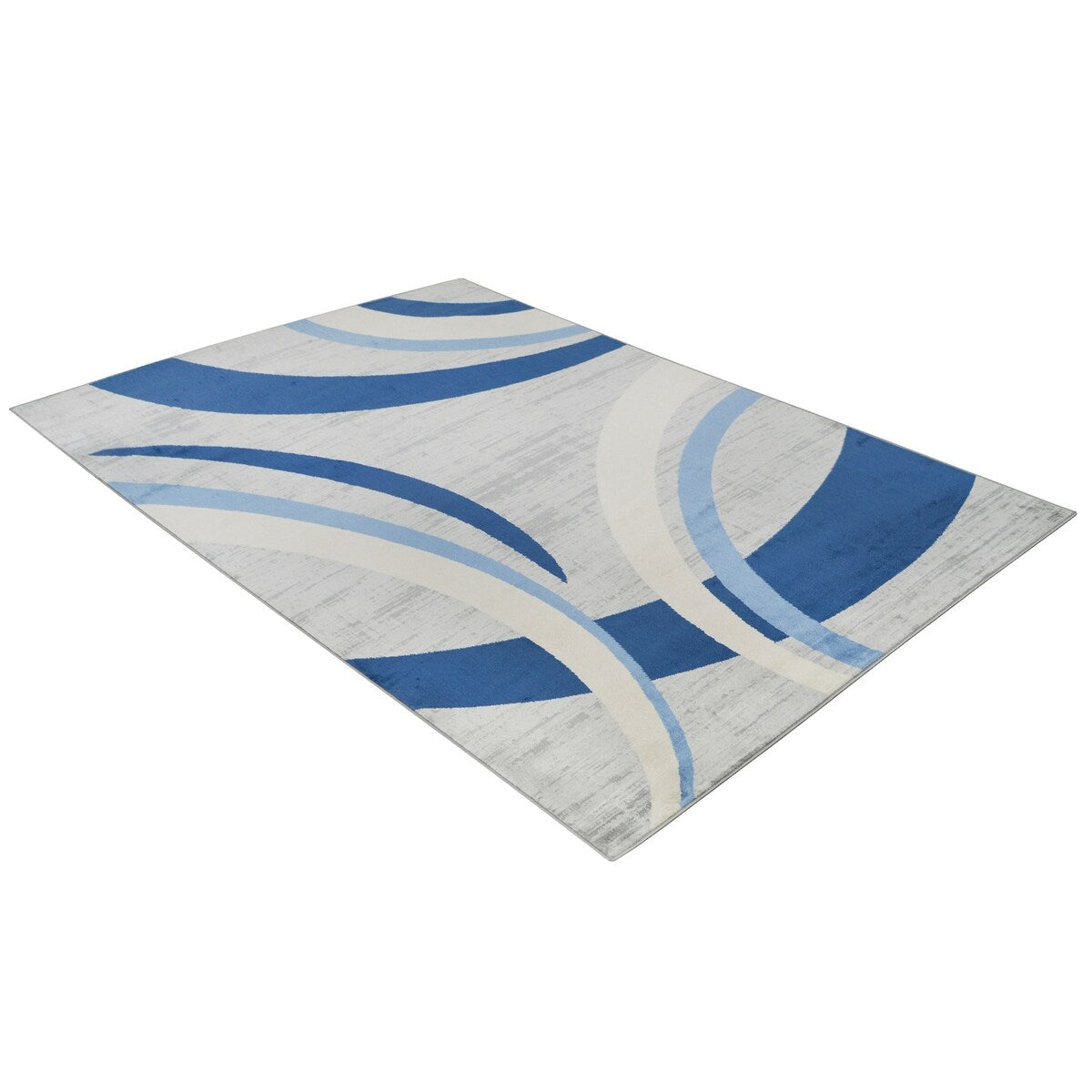 Allstar Contemporary Accent Rug with Crescent Shape design