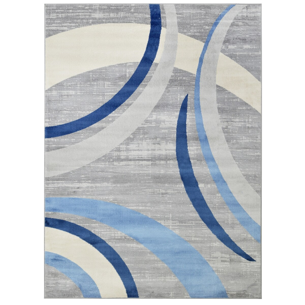 Allstar Contemporary Accent Rug with Crescent Shape design