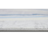 Allstar Contemporary Accent Rug with Crescent Shape design