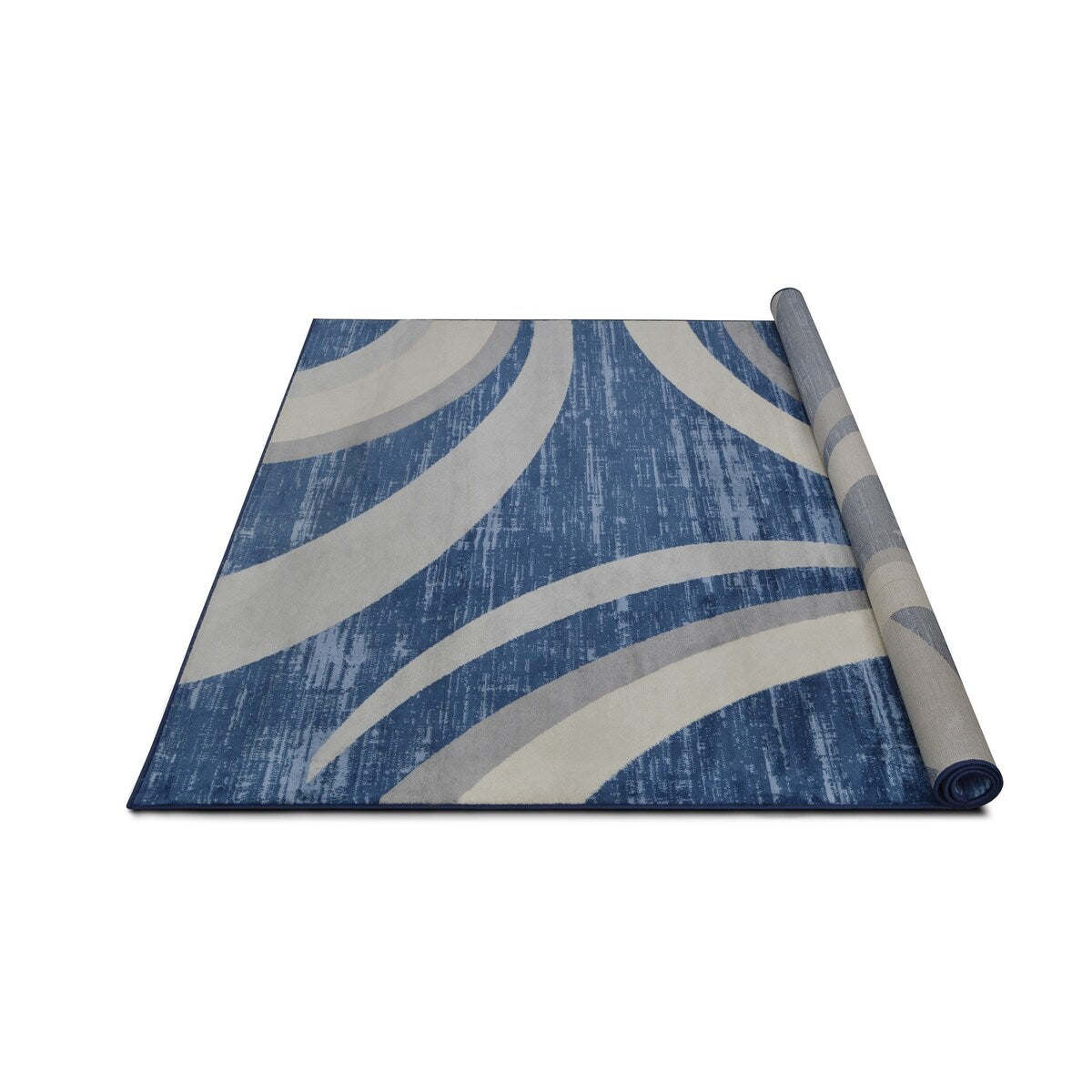 Allstar Contemporary Accent Rug with Crescent Shape design