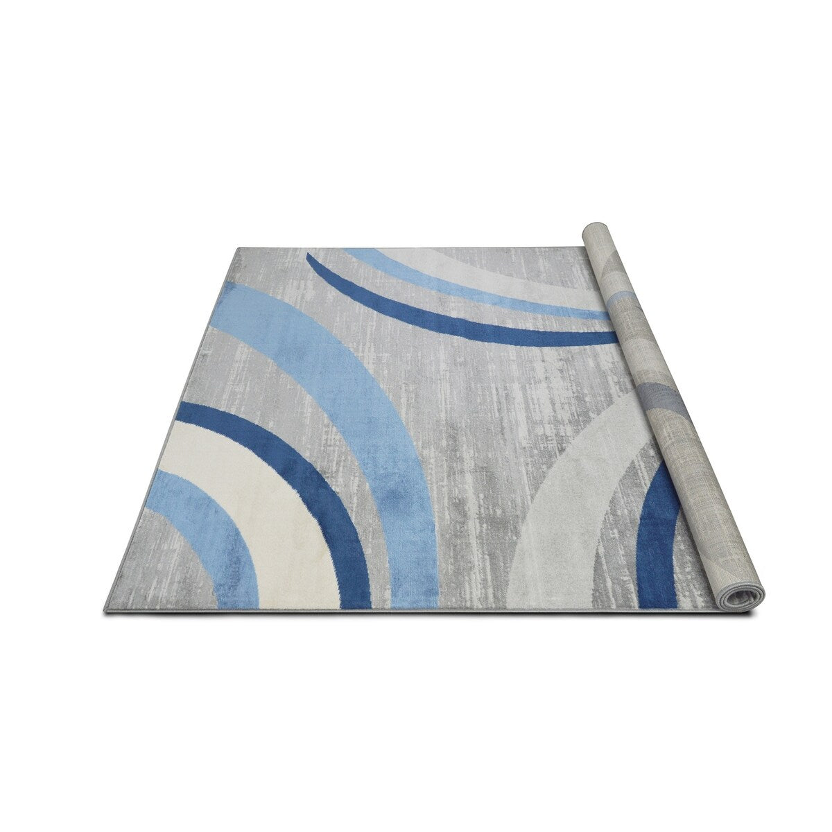 Allstar Contemporary Accent Rug with Crescent Shape design