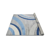 Allstar Contemporary Accent Rug with Crescent Shape design