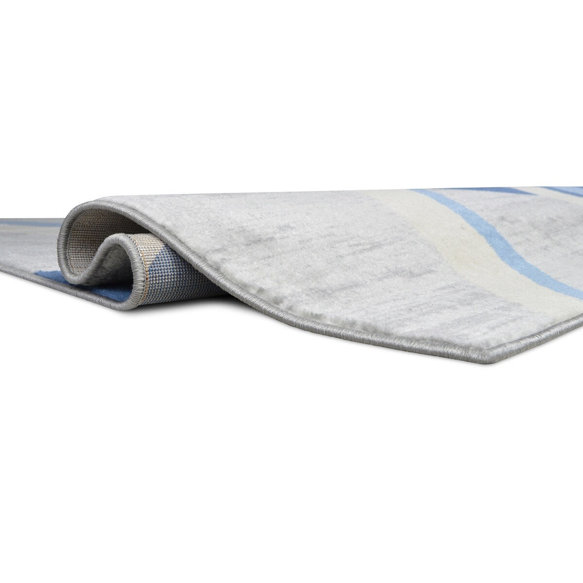 Allstar Contemporary Accent Rug with Crescent Shape design