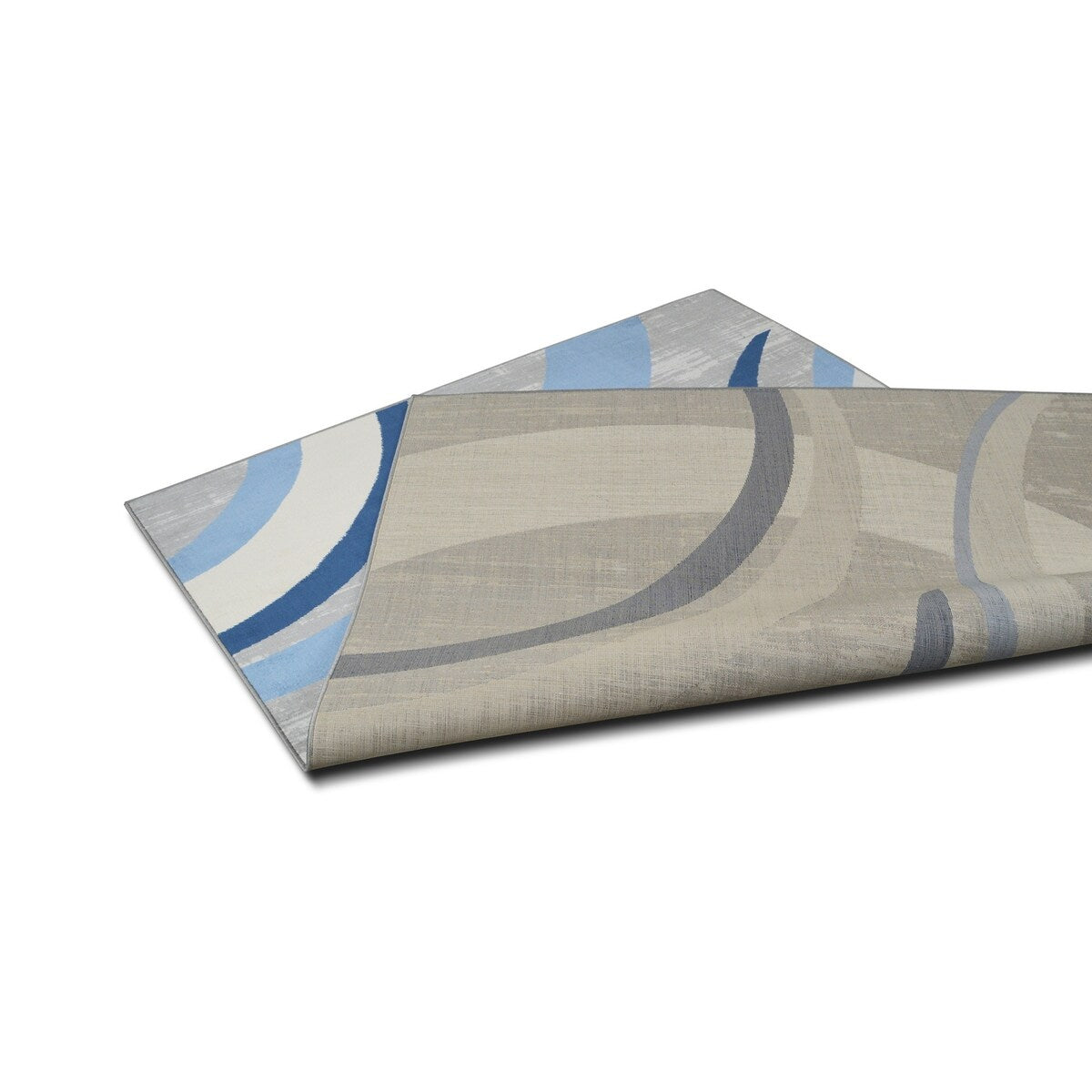 Allstar Contemporary Accent Rug with Crescent Shape design