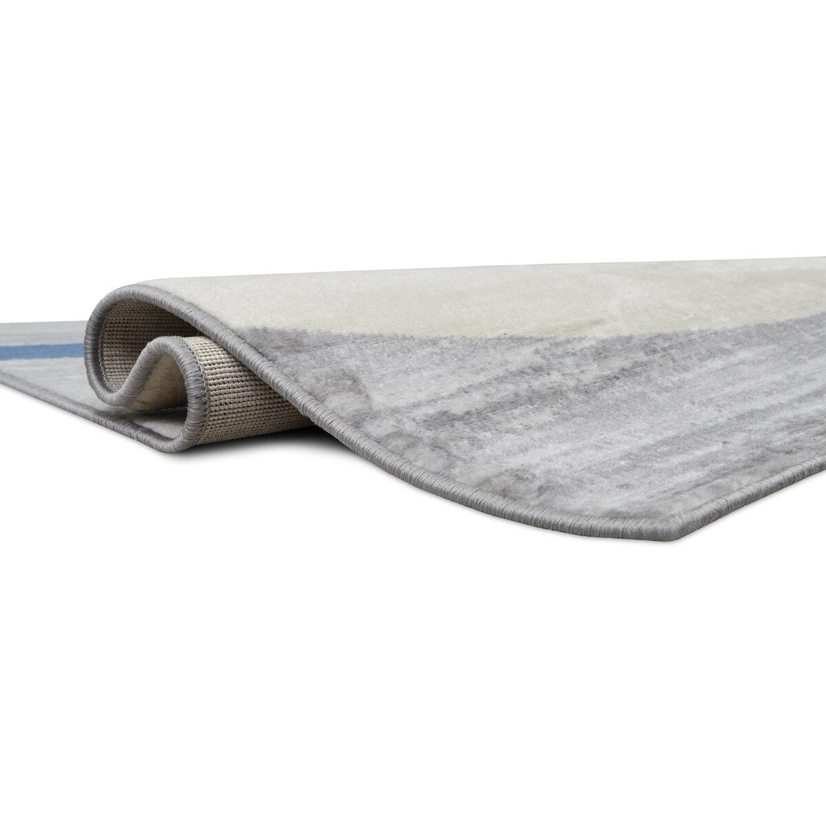 Allstar Contemporary Accent Rug with Crescent Shape design