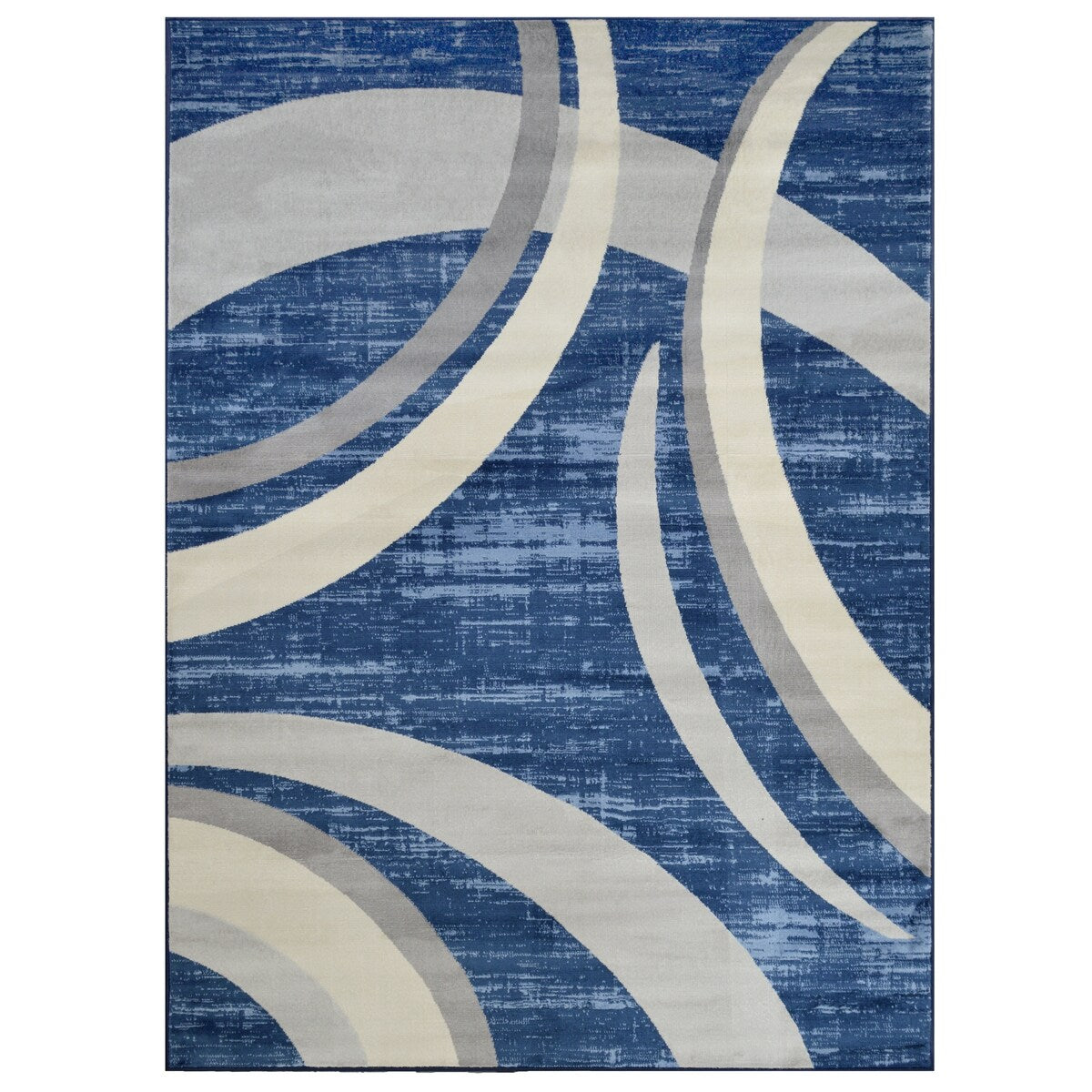 Allstar Contemporary Accent Rug with Crescent Shape design