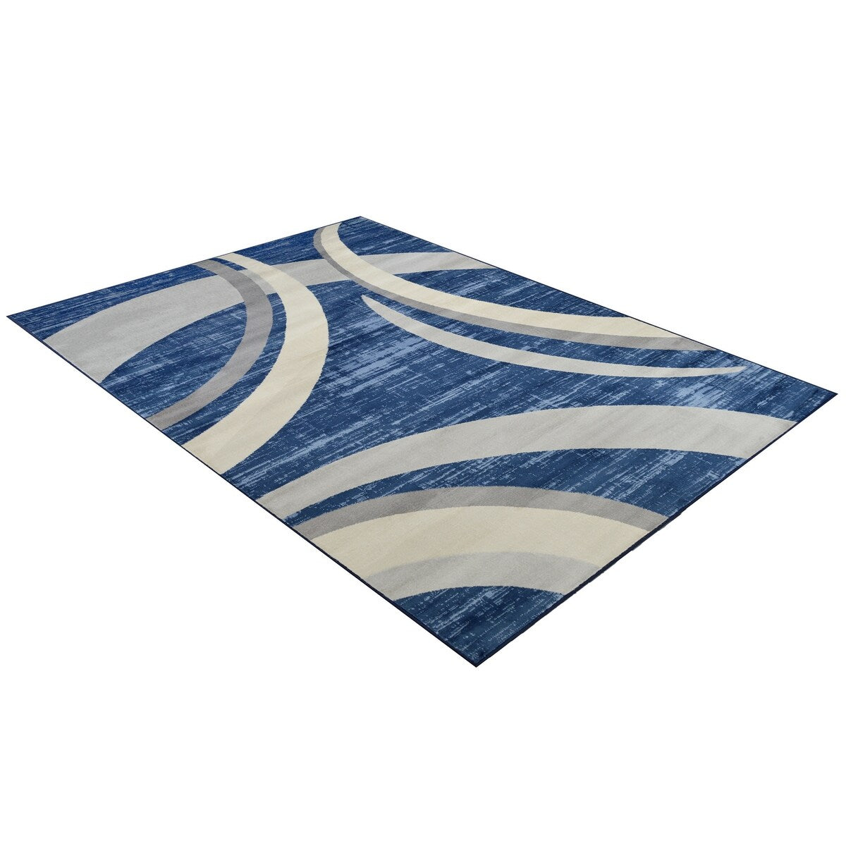Allstar Contemporary Accent Rug with Crescent Shape design