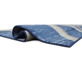 Allstar Contemporary Accent Rug with Crescent Shape design